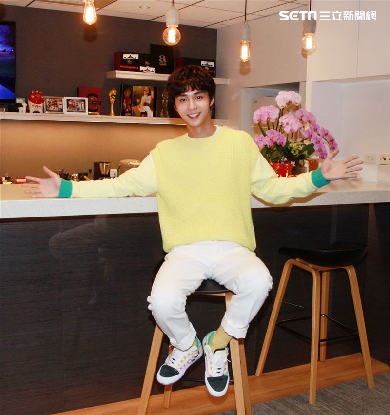 石承鎬接受三立新聞網專訪。（記者邱榮吉/攝影）