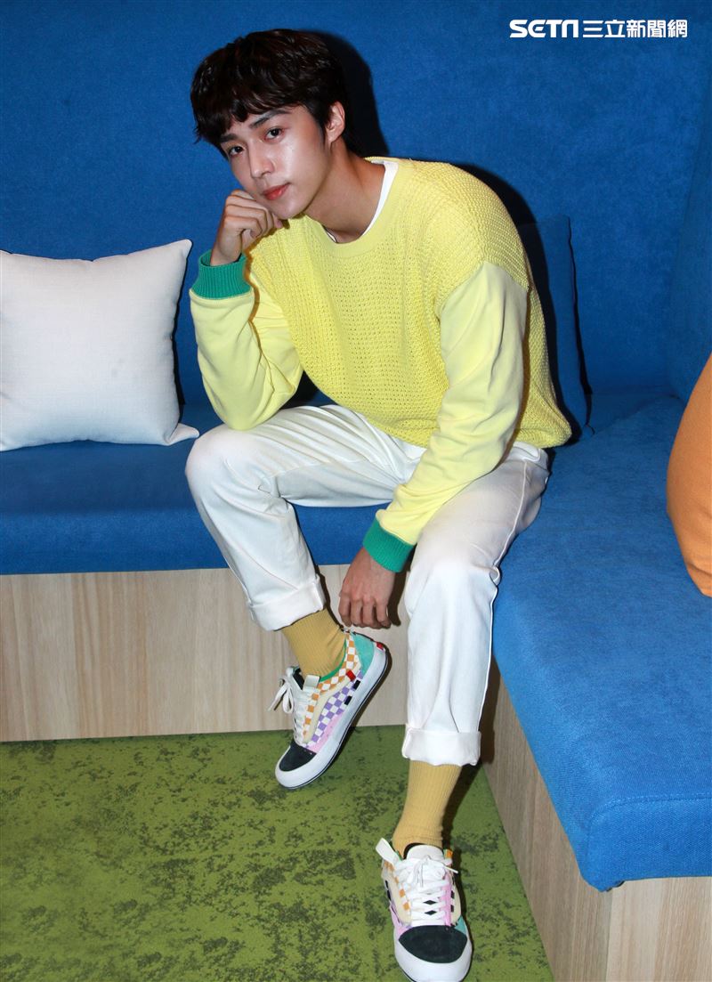 石承鎬接受三立新聞網專訪。（記者邱榮吉/攝影）