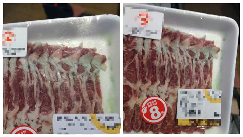 豬肉片溢出「綠水」　網爆驚悚真相