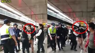 口罩摀嘴堅不戴上　婦北車闖關被包圍