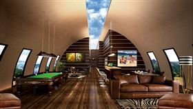 豪奢版諾亞方舟！富豪砸重金租地堡防疫　設備不輸賭場（圖／翻攝自Vivos Group官網）