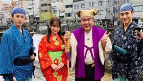 町田健一郎（右二）退燒後又回開工錄製節目。（圖／翻攝自町田健一郎推特）