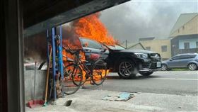 嘉義,火燒車,孕妻,自燃