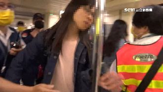 拒戴口罩嗆捷運警察　女乘客正面曝光