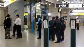 男未戴口罩進車站　遭攔飆髒話下場慘