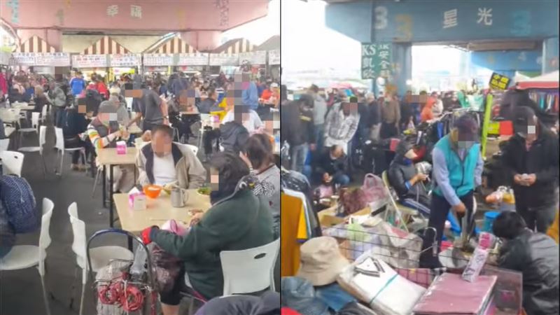 重新橋下市集人山人海　網友驚呆