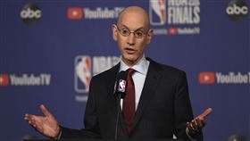 ▲NBA總裁席佛（Adam Silver）。（圖／美聯社／達志影像）