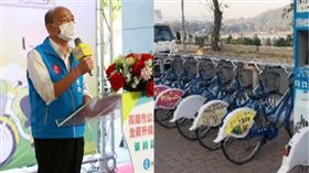 韓國瑜,高雄C-BIKE,組合圖