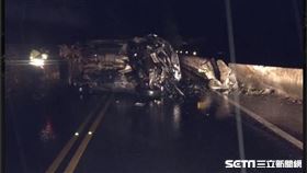 南投酒駕自撞／翻攝畫面
