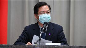 行政院今天下午召開紓困振興方案記者會，說明勞工就業問題協助。（圖／行政院提供）