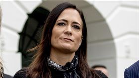 美國總統川普主要發言人葛里向（Stephanie Grisham）今天卸下職務。(AP)