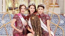2019港姐年前三名黃嘉雯、王菲及古佩玲（圖／翻攝自黃嘉雯IG）