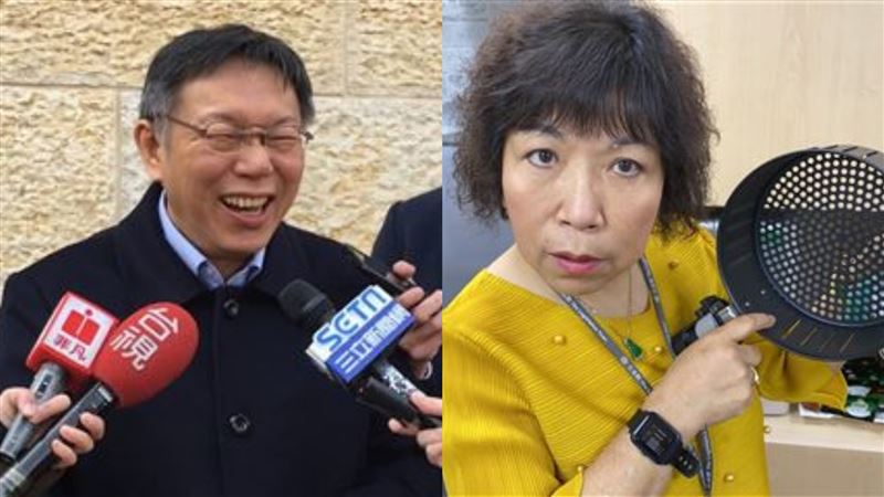 葉毓蘭氣炸鍋蒸口罩…柯P猛笑這樣說