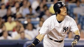 ▲17年前今天，松井秀喜敲出大聯盟首轟。（圖／美聯社／達志影像）