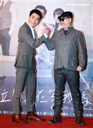 三立網劇「位！你在等我嗎？」演員江可德、班鐵翔。（記者邱榮吉/攝影）