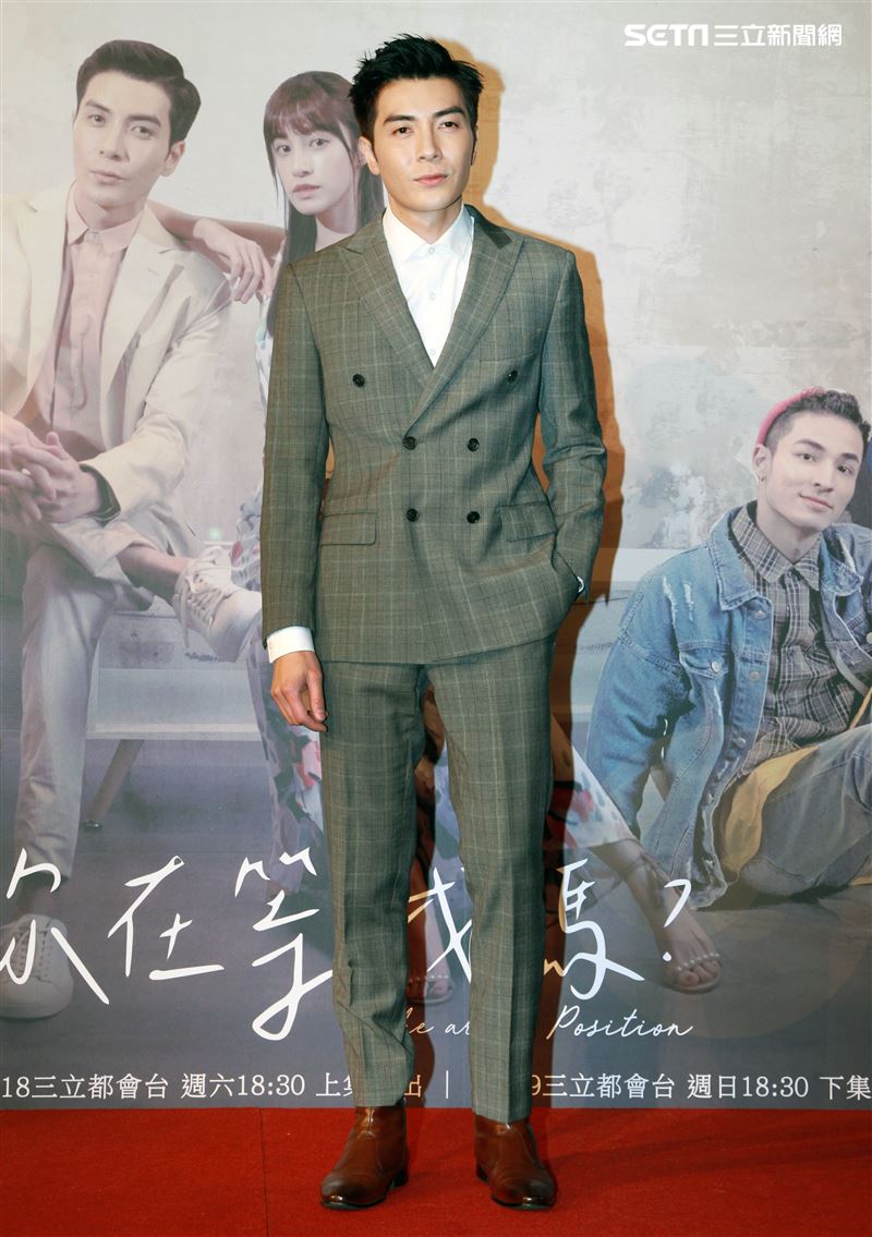 三立網劇「位！你在等我嗎？」演員江可德、班鐵翔。（記者邱榮吉/攝影）