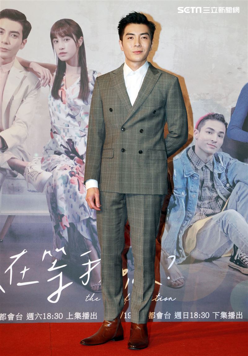 三立網劇「位！你在等我嗎？」演員江可德、班鐵翔。（記者邱榮吉/攝影）