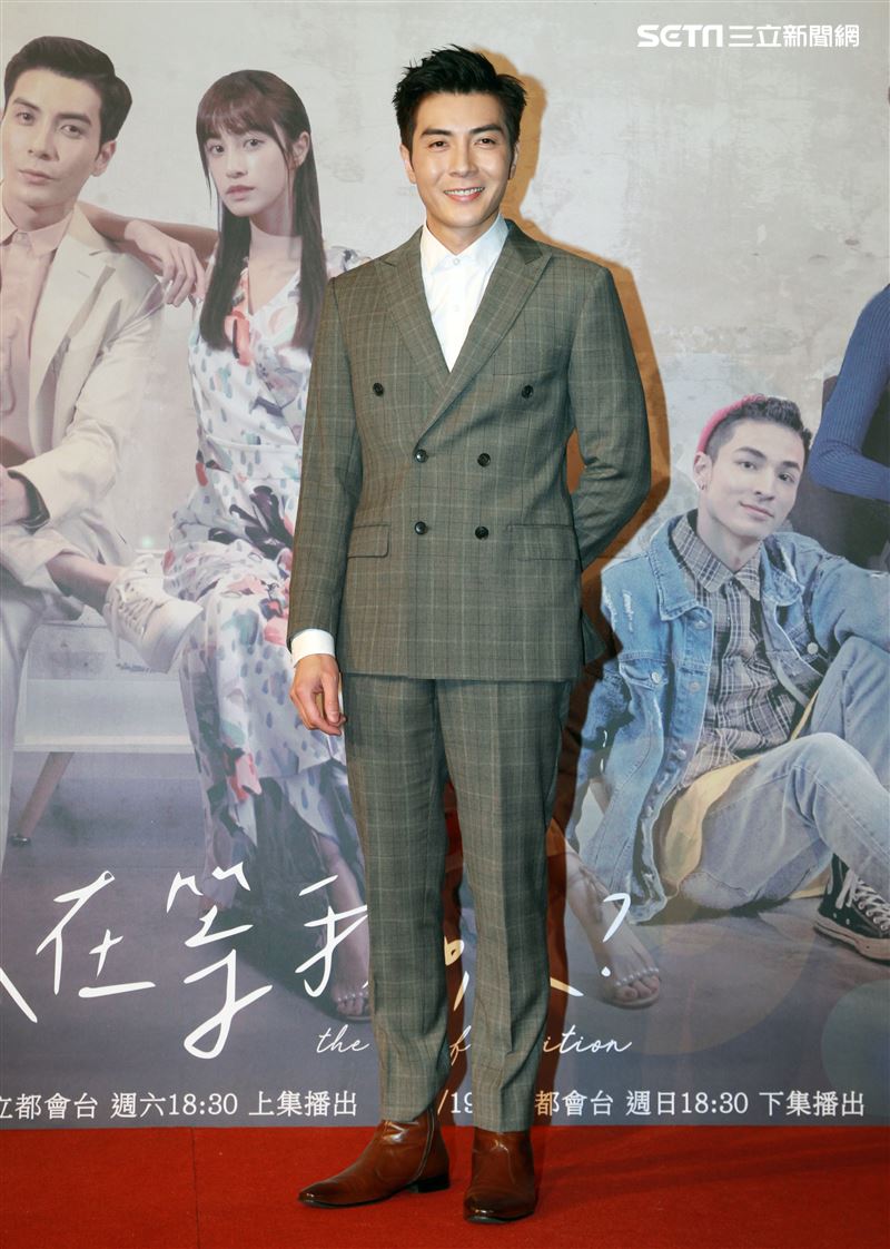 三立網劇「位！你在等我嗎？」演員江可德、班鐵翔。（記者邱榮吉/攝影）