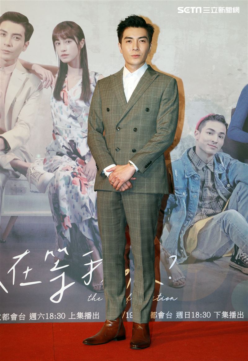 三立網劇「位！你在等我嗎？」演員江可德、班鐵翔。（記者邱榮吉/攝影）