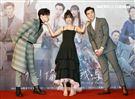 三立網劇「位！你在等我嗎？」演員吳承洋、陳敬宣、江可德。（記者邱榮吉/攝影）