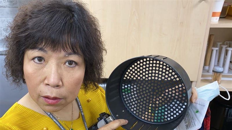 瞎用氣炸鍋蒸口罩…葉毓蘭向他們道歉