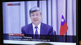 陳建仁接受BBC專訪（總統府提供）