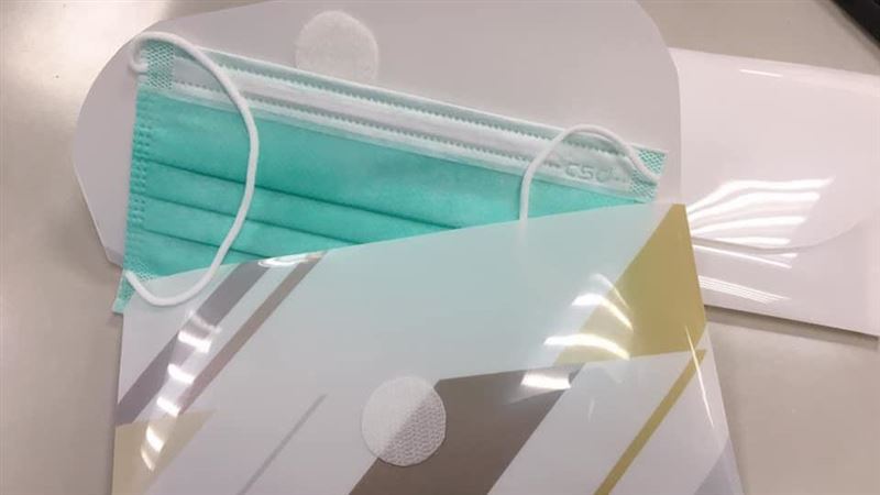 他神手DIY　星宇文件夾秒變口罩套