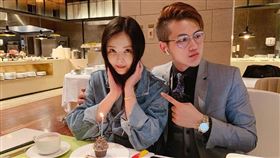 蕭淑慎與老公梁軒安。（圖／翻攝自梁軒安臉書）