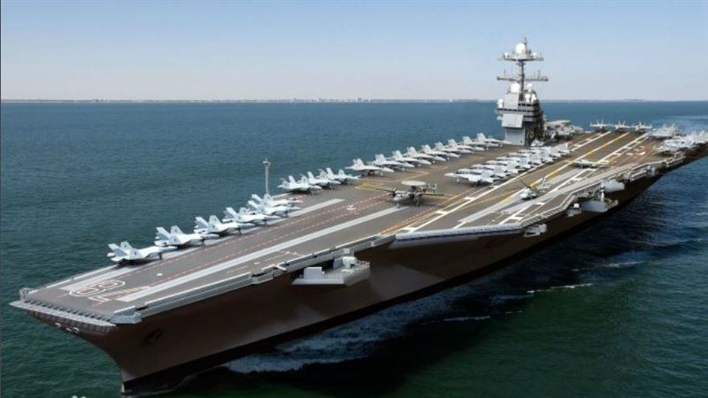看了美軍核航母艦　陸評嘆：不服行嗎