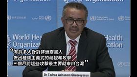 WHO,譚德塞,歧視黑人,人身攻擊,美國國會台灣觀測站
圖／翻攝自US Taiwan Watch: 美國國會台灣觀測站