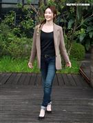 張景嵐接受三立新聞網專訪。（記者邱榮吉/攝影）
