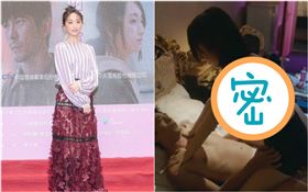 柯佳嬿和莊凱勛在《愛的詐欺犯》上演床戲（圖／中視提供、翻攝自中天經典劇院臉書）