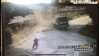 火車撞聯結車畫面曝　路人差一秒險死