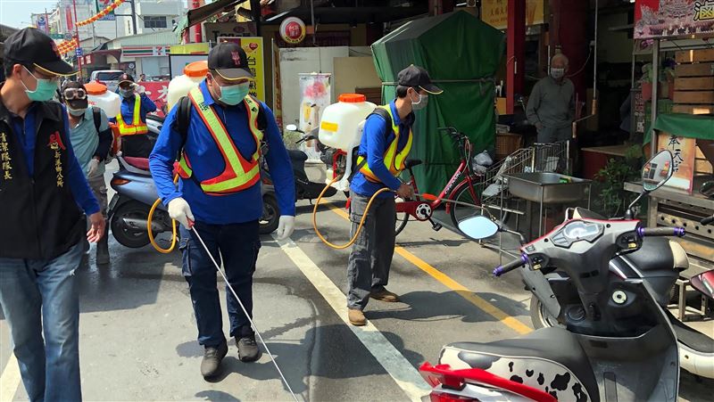 嘉縣公布多處觀光熱點　進行防疫消毒