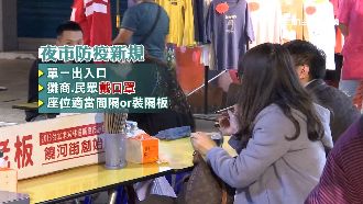 夜市防疫新規　攤販怨：用餐區難隔開