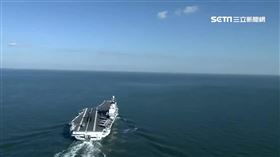 遼寧號離港出海!動線疑似直朝