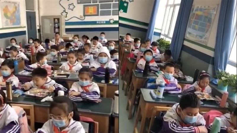 小學推「分批吃飯」　厭世臉網友笑翻