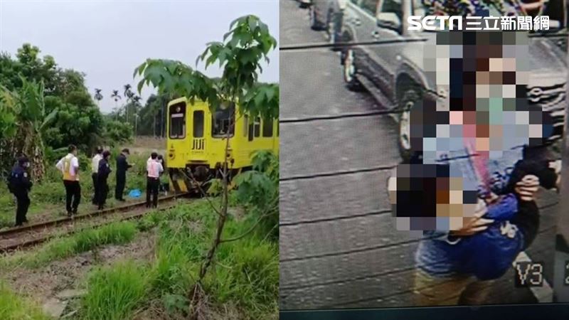 母帶子鐵軌邊拍照遭撞　救護畫面曝光