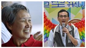 新加坡總理李顯龍夫人何晶，民進黨立委鄭運鵬。（組合圖／翻攝自臉書）