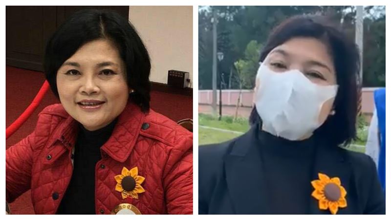 張麗善戴口罩拍照被抓包　議員轟可恥