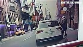 假車禍,輾腳,口罩男,台北,翻攝臉書