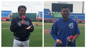 ▲富邦悍將總教練洪一中、野手胡金龍。（圖／記者黃泓哲攝影）