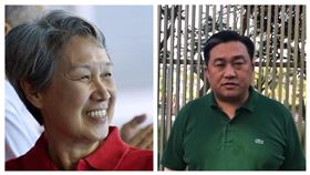 新加坡總理夫人何晶，民進黨立委王定宇。（組合圖／翻攝自臉書）