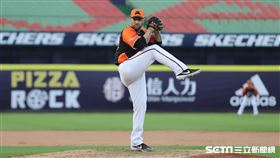 ▲統一獅先發投手費爾本。（圖／記者劉彥池攝影）