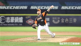 ▲統一獅先發投手費爾本。（圖／記者劉彥池攝影）
