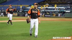 ▲統一獅先發投手費爾本。（圖／記者劉彥池攝影）