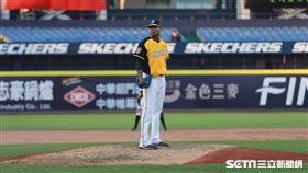 中信兄弟先發投手米蘭達。（圖／記者劉彥池攝影）
