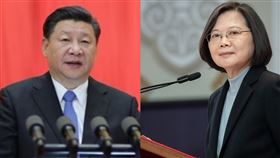  蔡英文、習近平（組合圖／資料照）