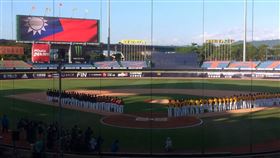 ▲台灣中華職棒全球首戰中信兄弟統一獅陳傑憲Ariel Miranda（米蘭達）台中洲際球場。（圖／記者蕭保祥攝影）