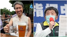 何晶，陳時中，（合成圖／翻攝自臉書、指揮中心提供）